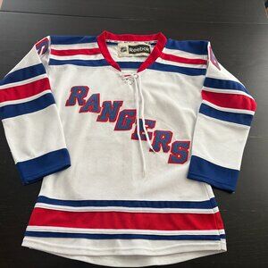 Reebok Mats Zuccarello 36 New York Rangers Hockey Jersey Youth XL Womens M / L